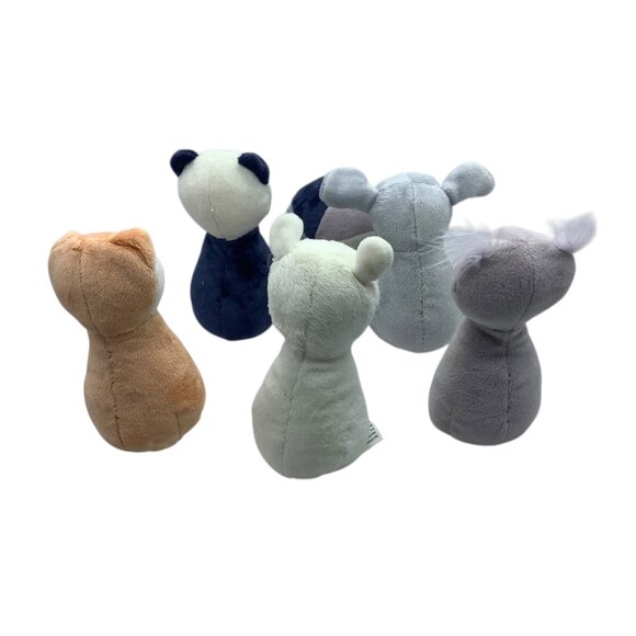 Baby Gund My 1st Plush Bowling Set 5 Stuffed Animal Pins Ball Spin Master - Picture 3 of 14